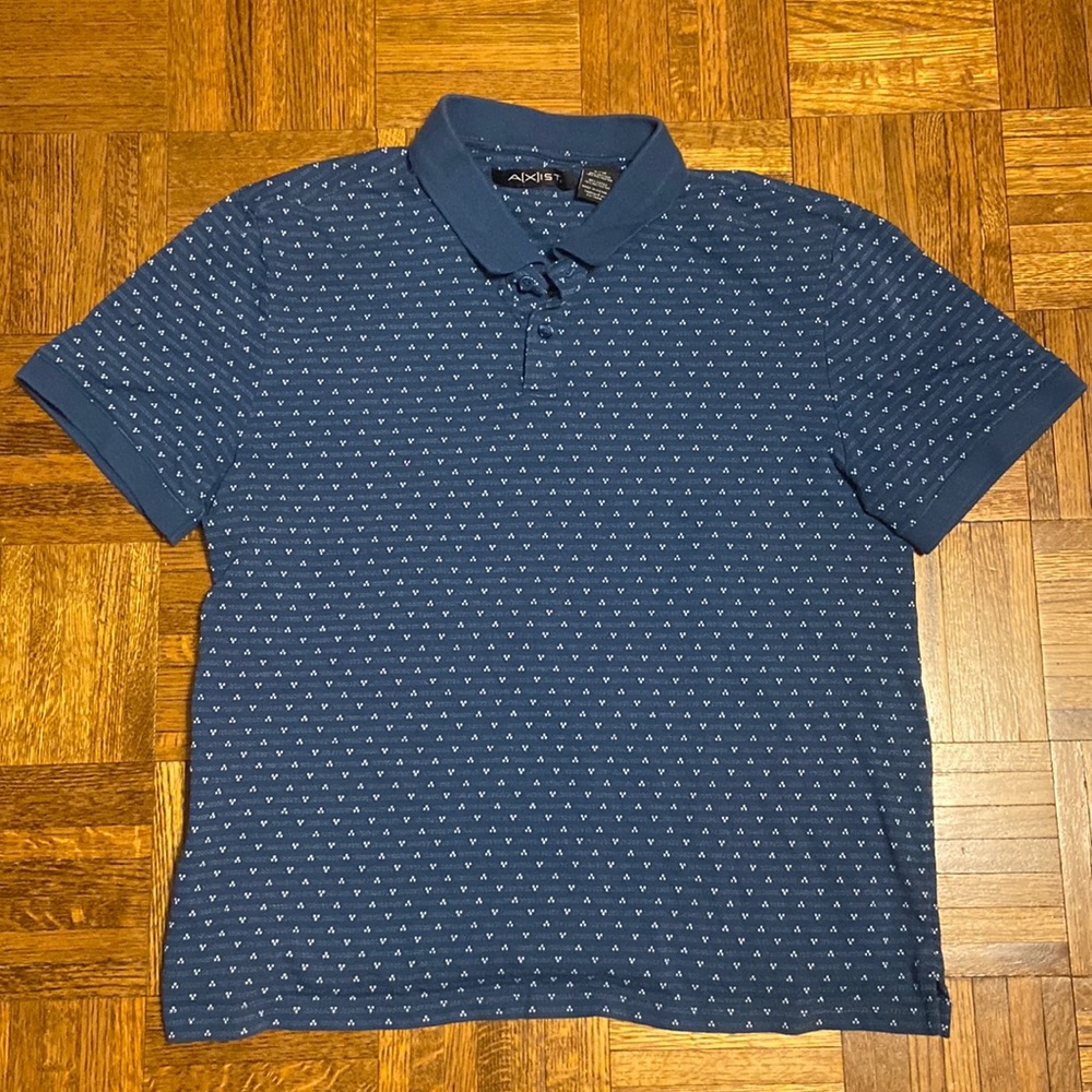 Men’s Blue Collard Shirt